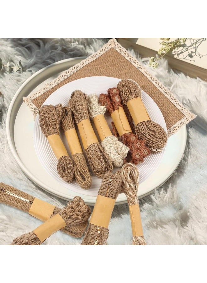 لينلي شرائط من الجوت، شرائط دانتيل، شرائط حرفية - Image 3